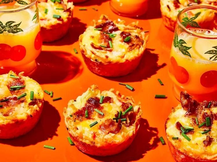 Hash Brown and Bacon Omelette Cups Photo